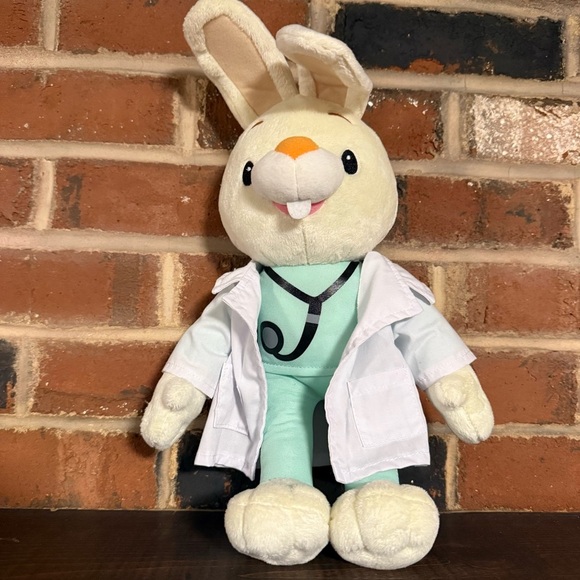 Baby First TV Doctor Harry the Bunny Plush Rabbit Stuffed Animal Dr. Rare HTF - Picture 6 of 6